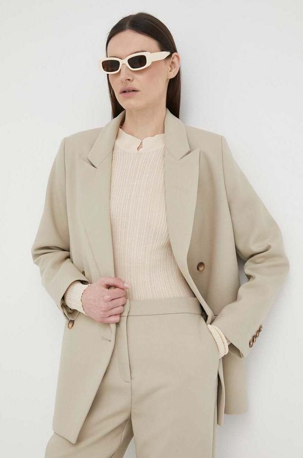 Lovechild Sako Lovechild Arizona boja: bež, oversize, bez uzorka