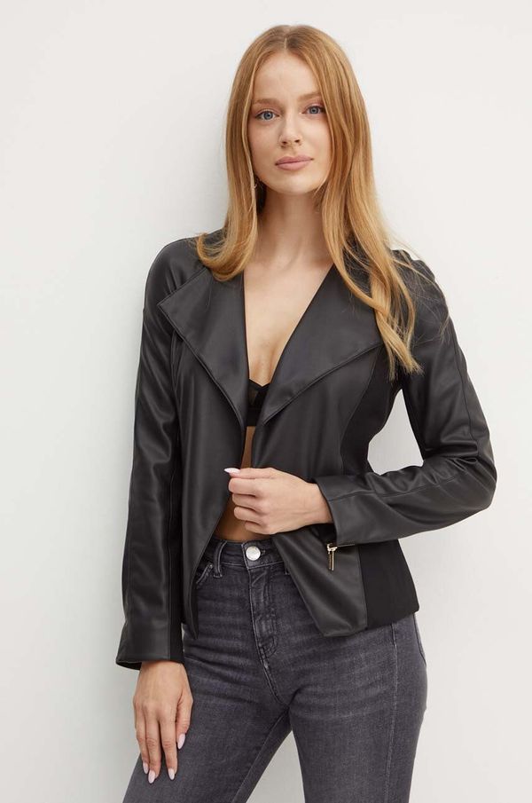 Marciano Guess Sako Marciano Guess ANNY boja: crna, bez zakopčavanja, bez uzorka, 4YGN02 7159A