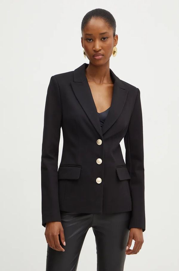 Marciano Guess Sako Marciano Guess ODETTE boja: crna, jednoredno zakopčavanje, bez uzorka, 4YGN03 6375Z