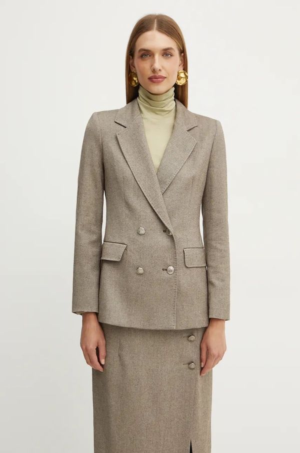 Marella Sako Marella boja: smeđa, dvoredno zakopčavanje, bez uzorka, 2423046082200