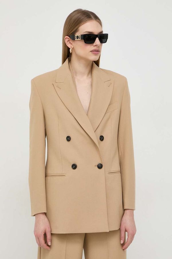 Max&Co. Sako MAX&Co. boja: bež, dvoredno zakopčavanje, bez uzorka