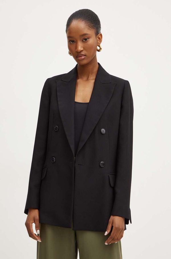 Max&Co. Sako MAX&Co. boja: crna, dvoredno zakopčavanje, bez uzorka, 2428046034200