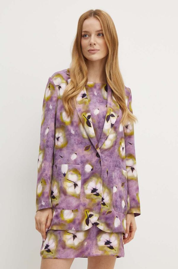 Max&Co. Sako MAX&Co. boja: ljubičasta, jednoredno zakopčavanje, s uzorkom, 2426046031200