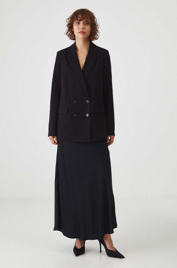 Medicine Sako Medicine boja: crna, dvoredno zakopčavanje, bez uzorka