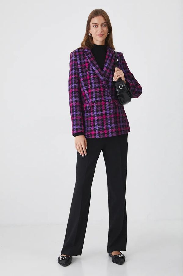 Medicine Sako Medicine dvoredno zakopčavanje, s uzorkom