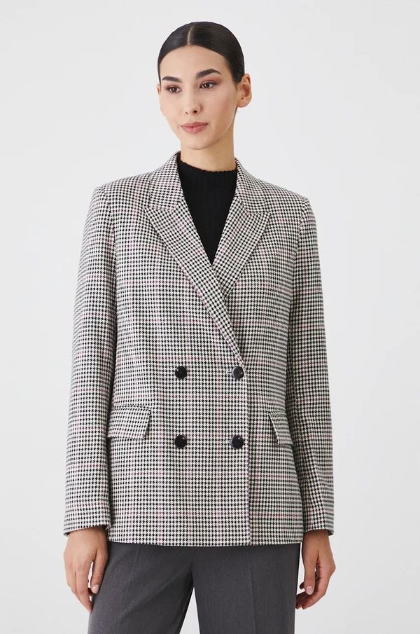 Medicine Sako Medicine dvoredno zakopčavanje, s uzorkom