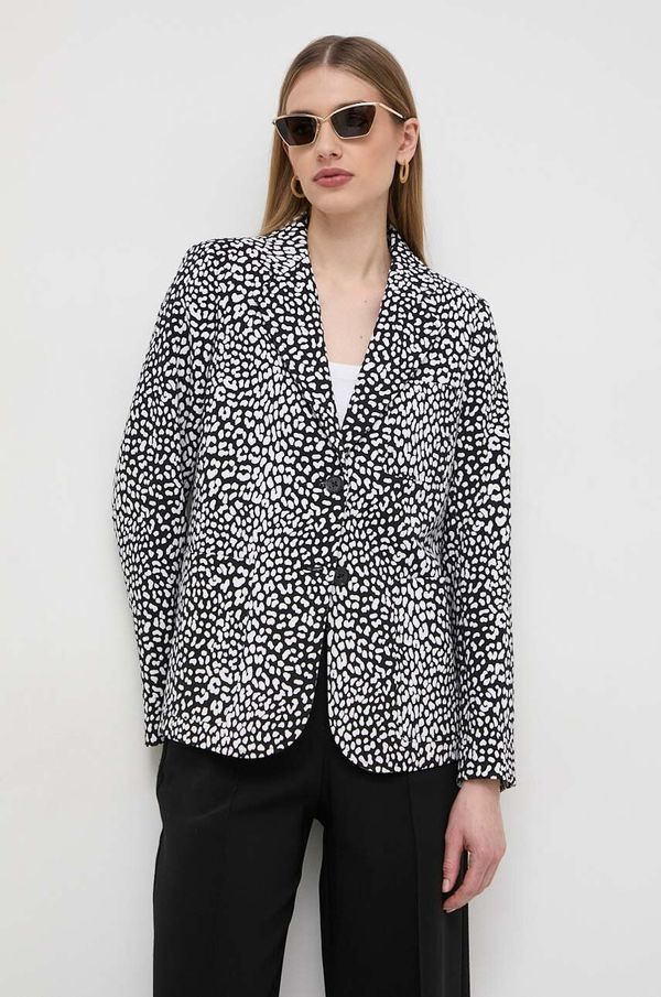 MICHAEL Michael Kors Sako MICHAEL Michael Kors boja: crna, jednoredno zakopčavanje, s uzorkom