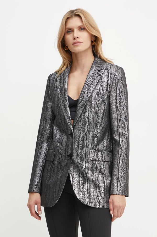 MICHAEL Michael Kors Sako MICHAEL Michael Kors boja: srebrna, jednoredno zakopčavanje, s uzorkom, MF4100CF12