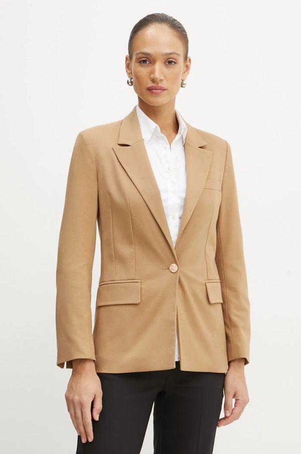 Morgan Sako Morgan VETAL.F boja: bež, jednoredno zakopčavanje, bez uzorka, VETAL.F