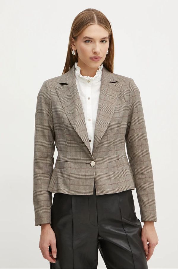 Morgan Sako Morgan VICTA.F boja: smeđa, jednoredno zakopčavanje, s uzorkom, VICTA.F