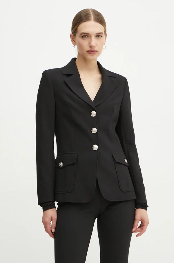 Morgan Sako Morgan VIFE.F boja: crna, jednoredno zakopčavanje, bez uzorka, VIFE.F