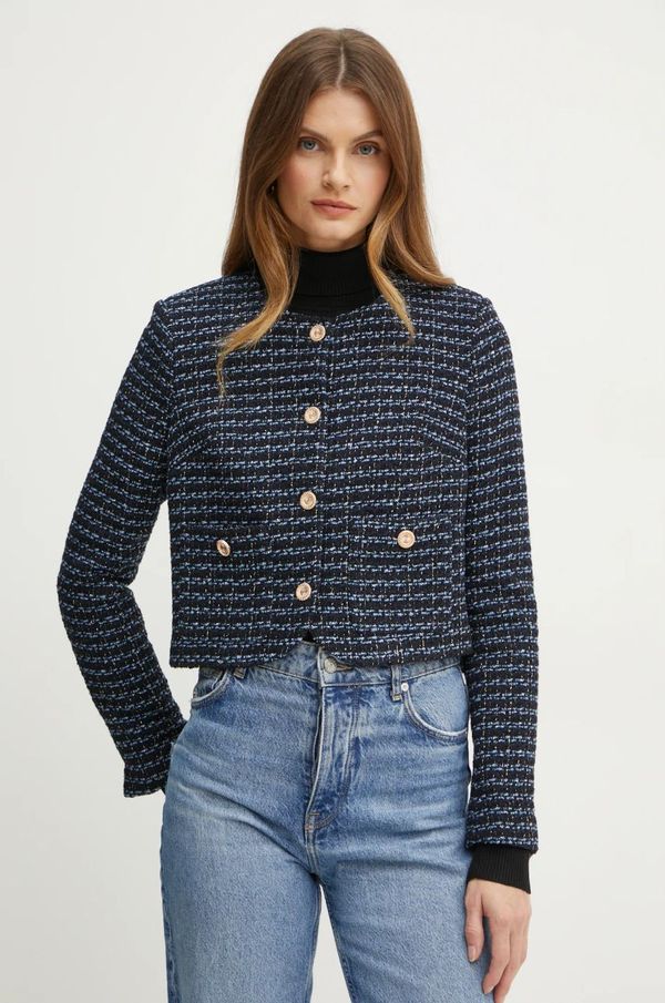 Morgan Sako Morgan VKEVO.F boja: tamno plava, jednoredno zakopčavanje, s uzorkom