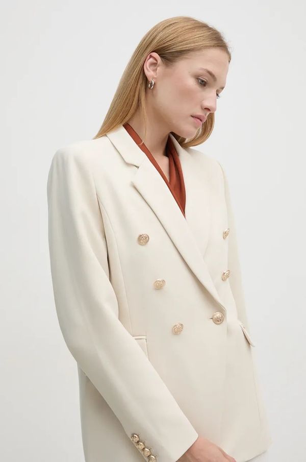 Mos Mosh Sako Mos Mosh boja: bež, dvoredno zakopčavanje, bez uzorka, 165070