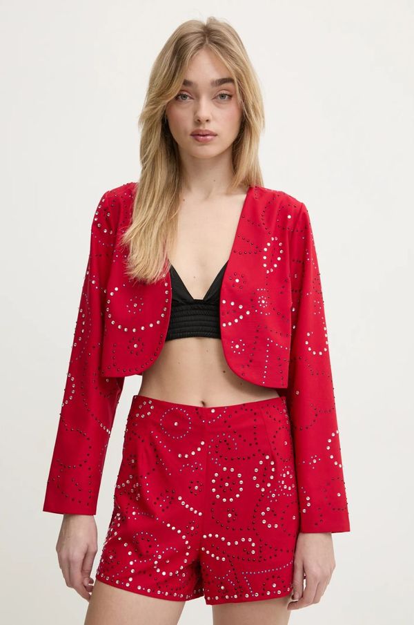 Never Fully Dressed Sako Never Fully Dressed Gem boja: crvena, bez zakopčavanja, NFDTO1639