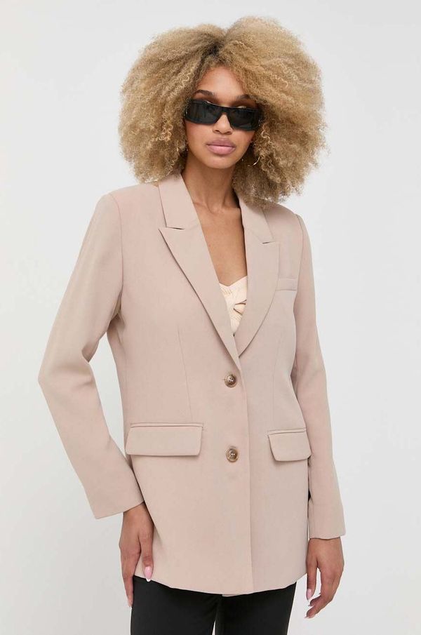 Notes du Nord Sako Notes du Nord boja: bež, oversize, bez uzorka