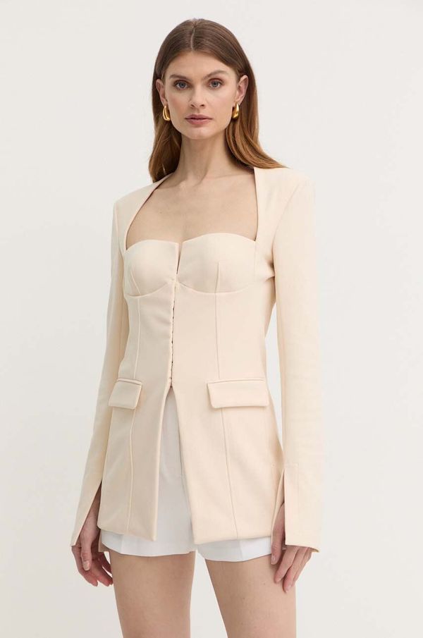 Patrizia Pepe Sako Patrizia Pepe boja: bež, jednoredno zakopčavanje, bez uzorka, 8S0490 J129