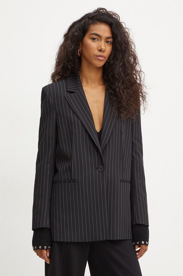 Patrizia Pepe Sako Patrizia Pepe boja: crna, jednoredno zakopčavanje, 8S0494 A457