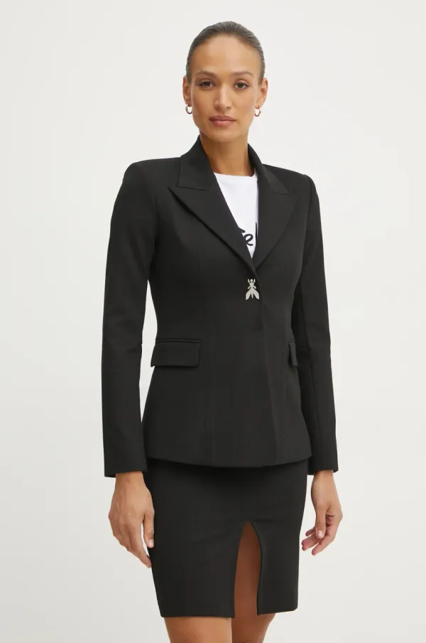 Patrizia Pepe Sako Patrizia Pepe boja: crna, jednoredno zakopčavanje, 8S0506 A025