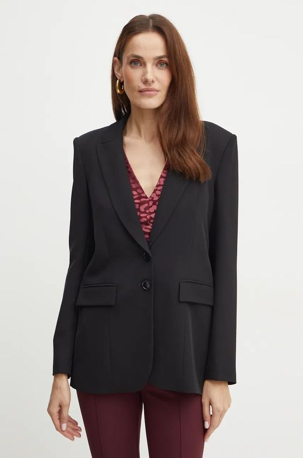 Patrizia Pepe Sako Patrizia Pepe boja: crna, jednoredno zakopčavanje, bez uzorka, 8S1456 A454