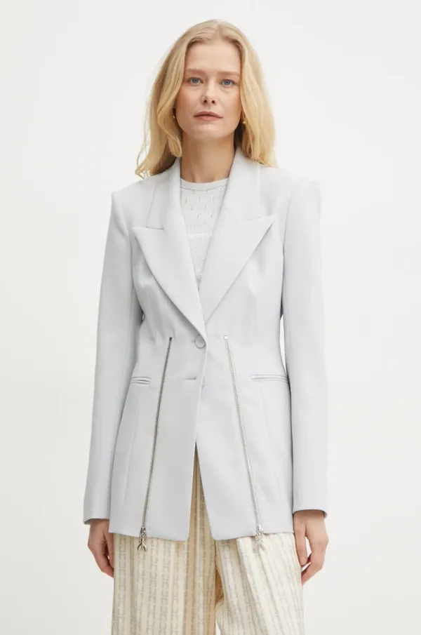 Patrizia Pepe Sako Patrizia Pepe boja: siva, jednoredno zakopčavanje, bez uzorka, 8S0522 A6F5