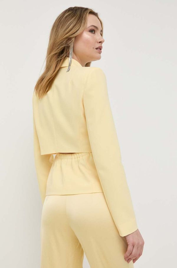 Patrizia Pepe Sako Patrizia Pepe boja: žuta, jednoredno zakopčavanje, bez uzorka