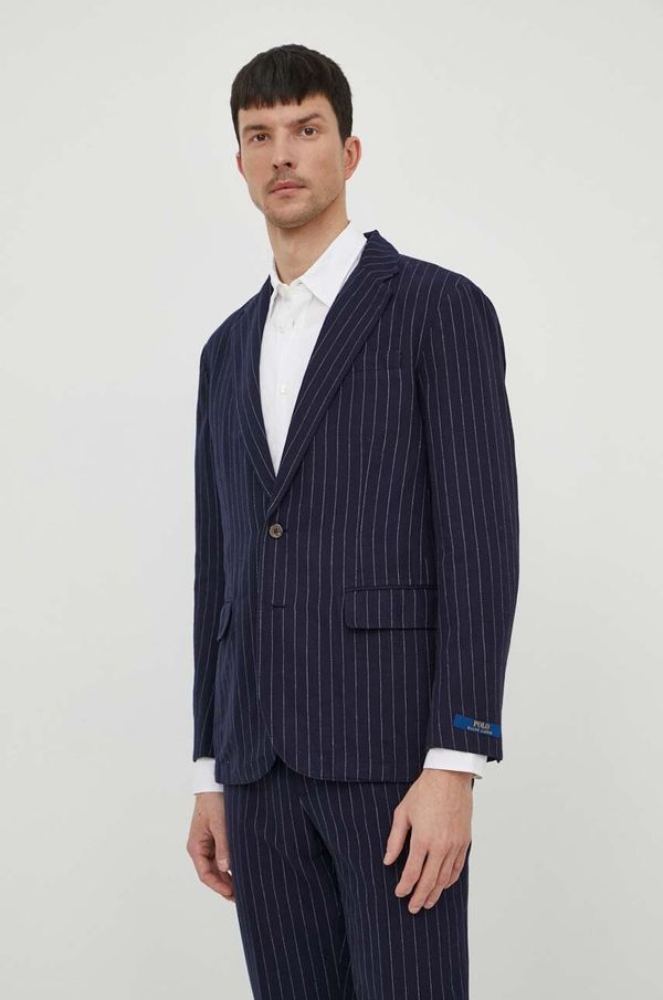 Polo Ralph Lauren Sako s dodatkom lana Polo Ralph Lauren boja: tamno plava