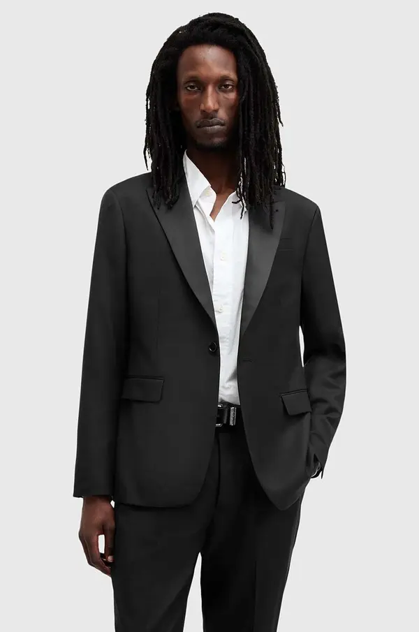 AllSaints Sako s primjesom vune AllSaints TISBURY boja: crna, M029QB