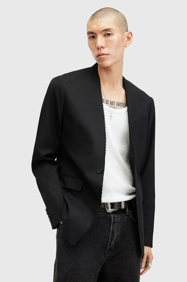 AllSaints Sako s primjesom vune AllSaints WREN boja: crna, M007QB