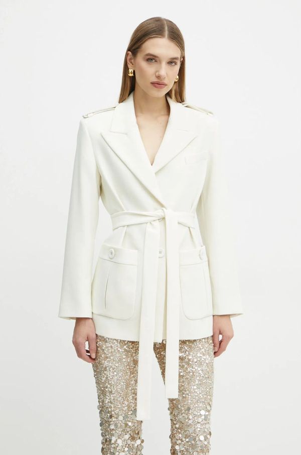 Luisa Spagnoli Sako s primjesom vune Luisa Spagnoli boja: bež, jednoredno zakopčavanje, bez uzorka, 541517