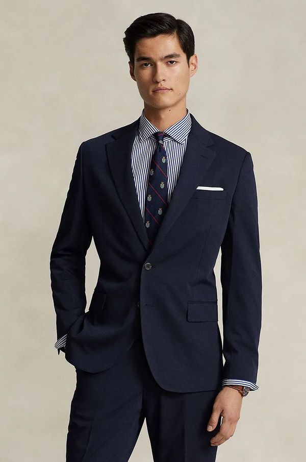 Polo Ralph Lauren Sako s primjesom vune Polo Ralph Lauren boja: tamno plava, 715921717