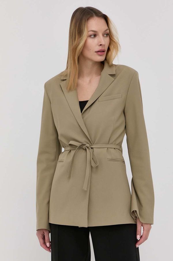 Samsoe Samsoe Sako Samsoe Samsoe boja: zelena, jednoredno zakopčavanje, bez uzorka