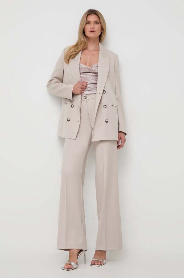 Silvian Heach Sako Silvian Heach boja: bež, dvoredno zakopčavanje, bez uzorka