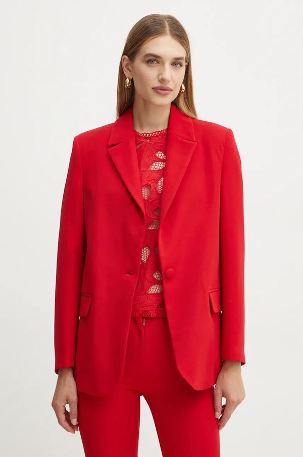 Silvian Heach Sako Silvian Heach SHENK boja: crvena, jednoredno zakopčavanje, bez uzorka, GPA24021GC