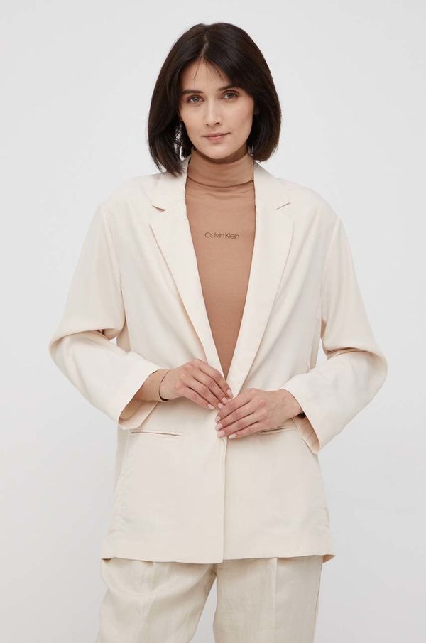 Sisley Sako Sisley boja: bež, bez zakopčavanja, bez uzorka