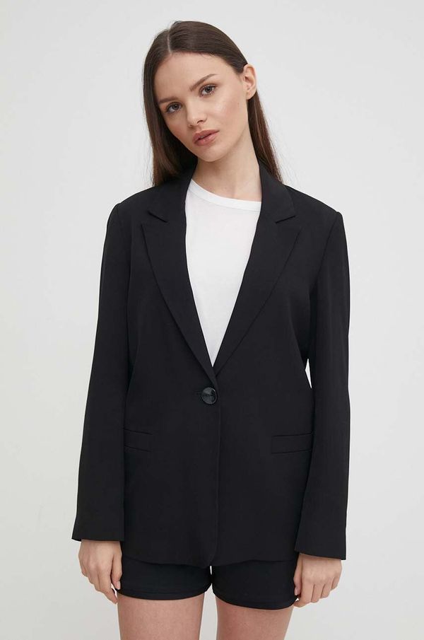 Sisley Sako Sisley boja: crna, jednoredno zakopčavanje, bez uzorka