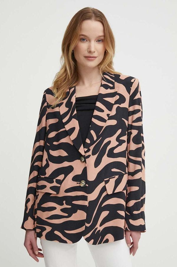 Sisley Sako Sisley jednoredno zakopčavanje, s uzorkom