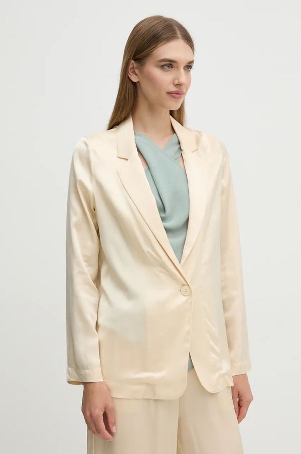 United Colors of Benetton Sako United Colors of Benetton boja: bež, jednoredno zakopčavanje, bez uzorka, 2S7BDW02V