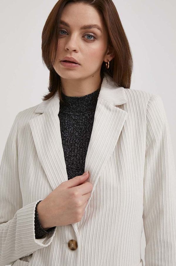 United Colors of Benetton Sako United Colors of Benetton boja: bež, jednoredno zakopčavanje, bez uzorka