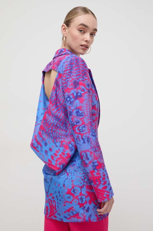 Versace Jeans Couture Sako Versace Jeans Couture jednoredno zakopčavanje, s uzorkom