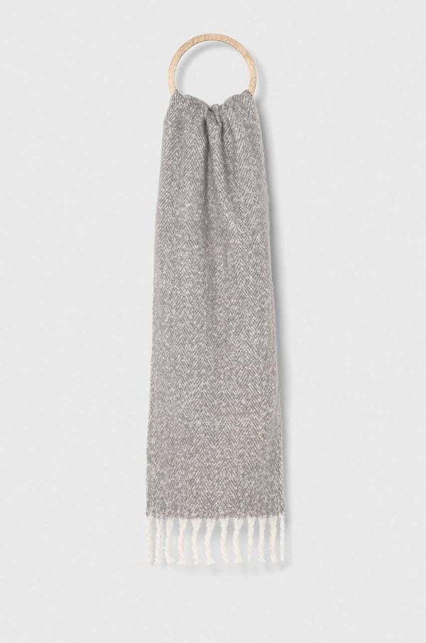 Abercrombie & Fitch Šal Abercrombie & Fitch za žene, boja: siva, s uzorkom