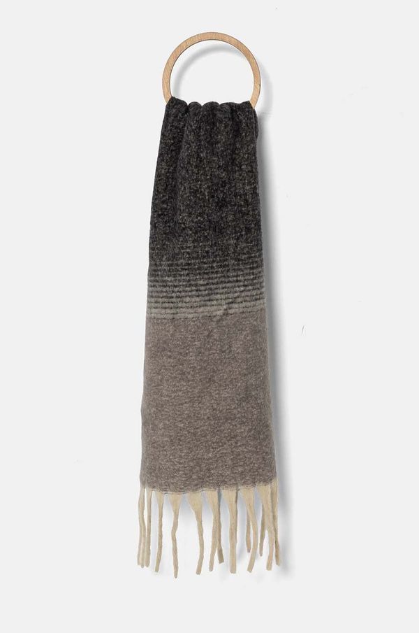 Answear Lab Šal Answear Lab za žene, boja: siva, s uzorkom