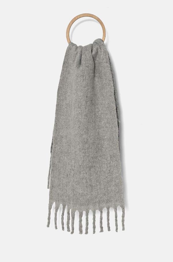 Answear Lab Šal Answear Lab za žene, boja: siva, s uzorkom