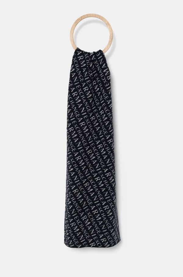 Armani Exchange Šal Armani Exchange za muškarce, boja: tamno plava, s uzorkom, 954650 CC312