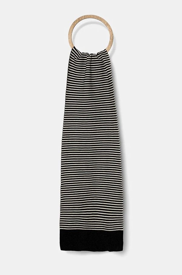 Armani Exchange Šal Armani Exchange za žene, boja: crna, s uzorkom, 944612 4F303