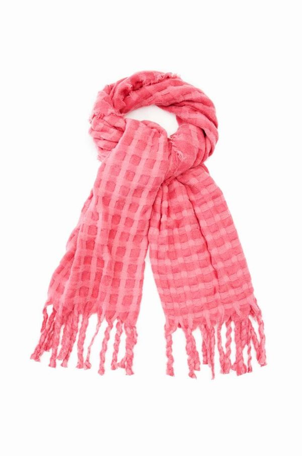 Desigual Šal Desigual za žene, boja: crvena, s uzorkom