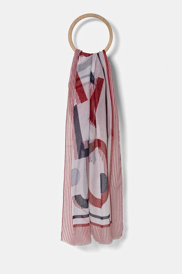 Liu Jo Šal Liu Jo za žene, boja: crvena, s uzorkom, 2A5051 T0300