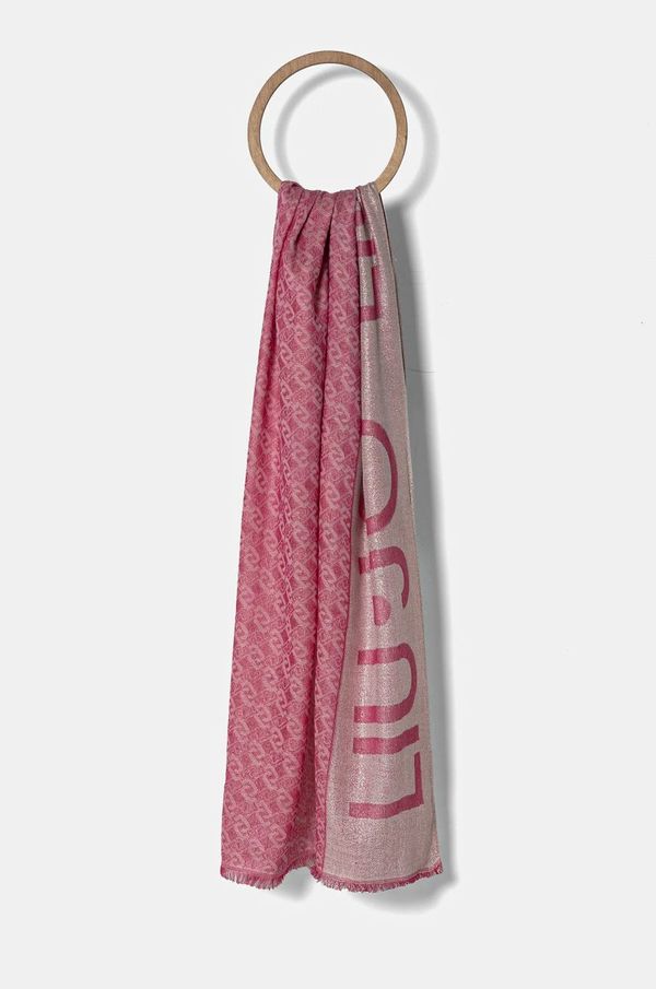Liu Jo Šal Liu Jo za žene, boja: ružičasta, s uzorkom, 2A5004 T0300