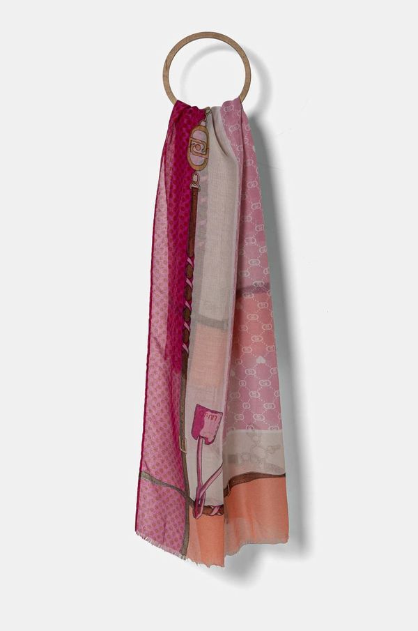 Liu Jo Šal Liu Jo za žene, boja: ružičasta, s uzorkom, 2A5025 T0300