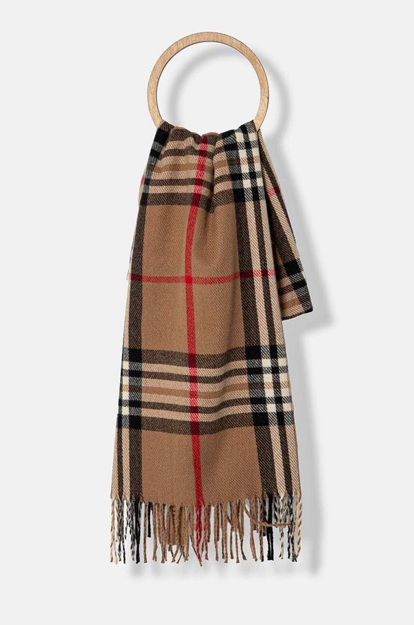 Medicine Šal Medicine za žene, boja: bež, s uzorkom