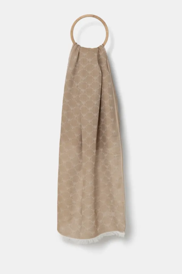 Moschino Šal Moschino boja: bež, s uzorkom